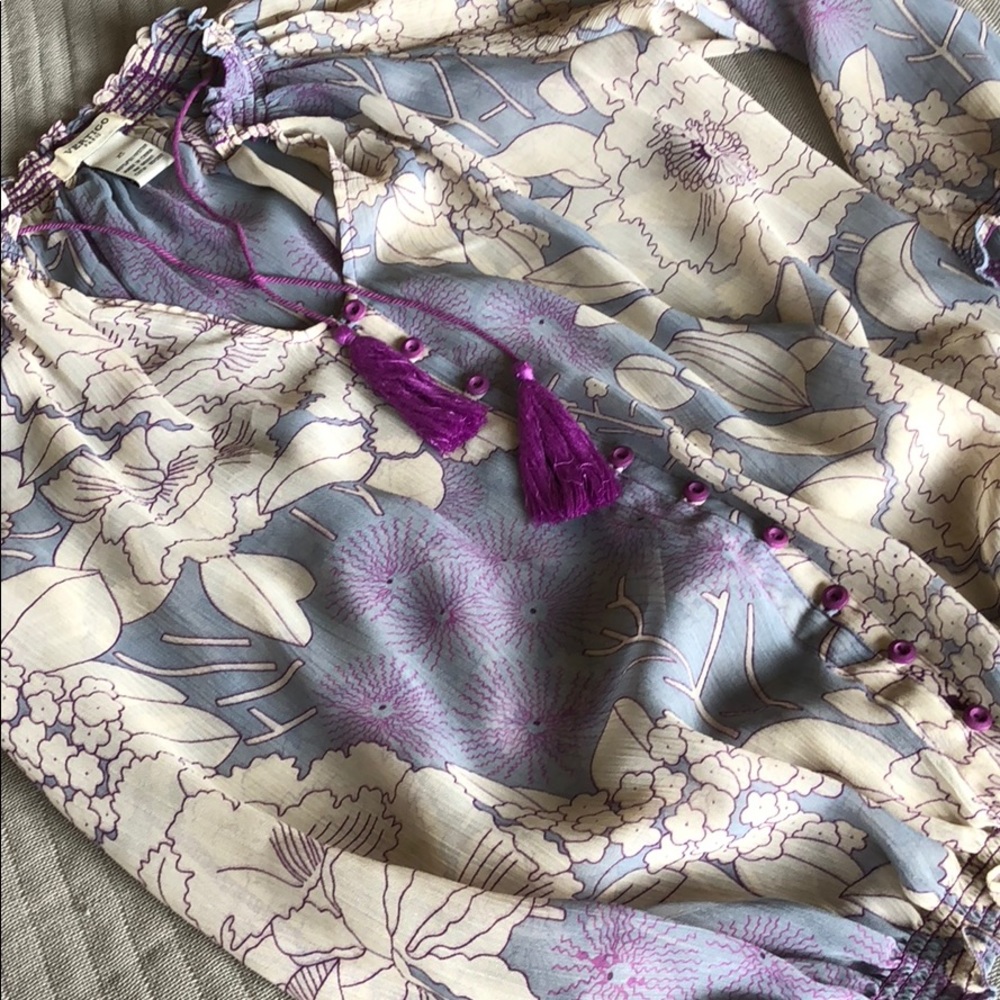 Beautiful floral print blouse